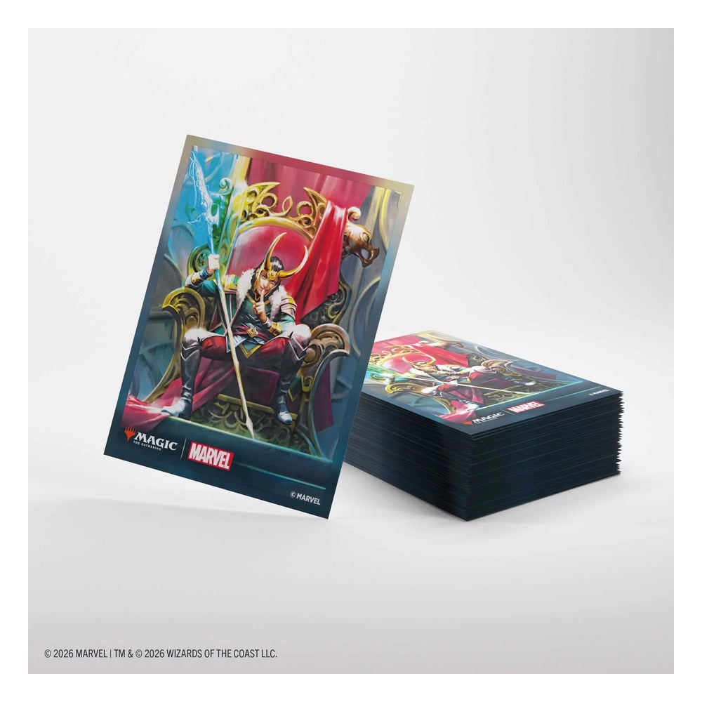 Gamegenic Magic: The Gathering Marvel Super Heroes Premium Art Sleeves - Loki/Doctor Doom | Zatu Games
