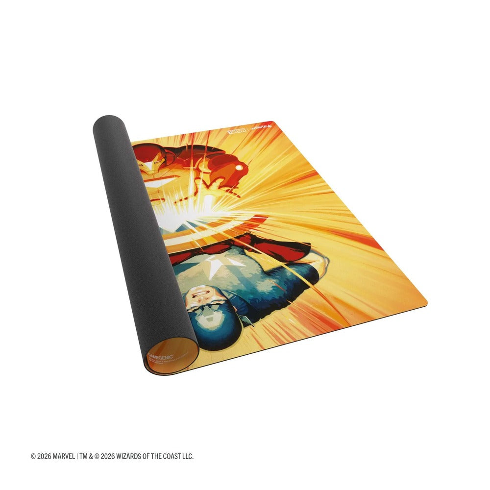 Gamegenic Magic: The Gathering Marvel Super Heroes Prime 2-Player Playmat - Iron Man/Captain America | Zatu Games