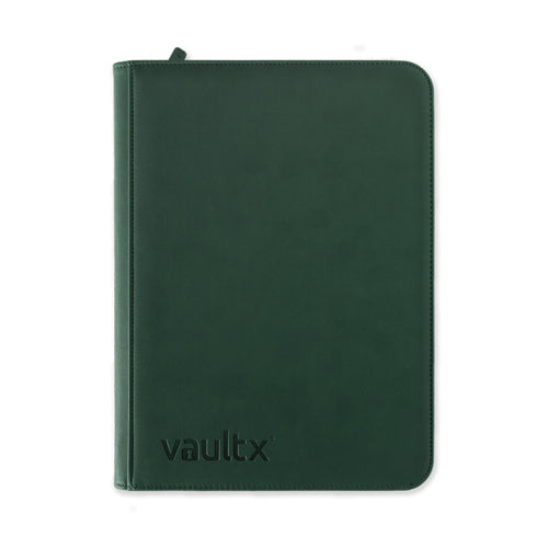 9-Pocket Exo-Tec® Zip Binder - Forest Green
