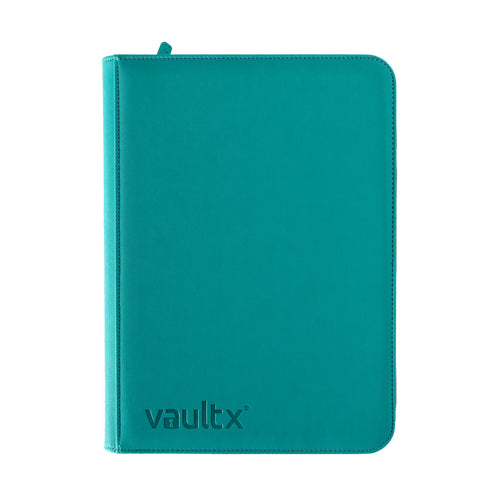 9-Pocket Exo-Tec® Zip Binder - Ocean Blue