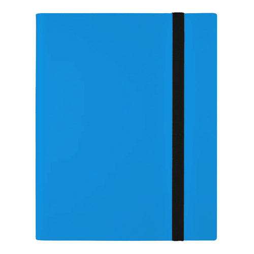 9 Pocket Strap Binder - Light Blue