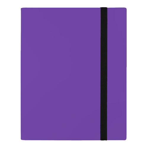 9 Pocket Strap Binder - Purple