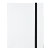 9 Pocket Strap Binder - White