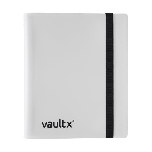 9-Pocket Strap Binder - White