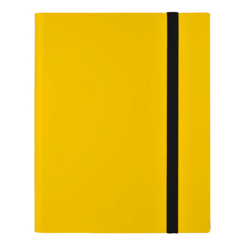 9 Pocket Strap Binder - Yellow