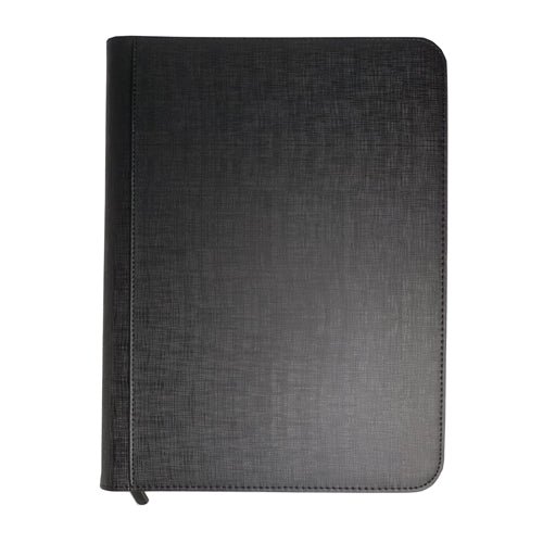 9 Pocket Zip Binder - Black