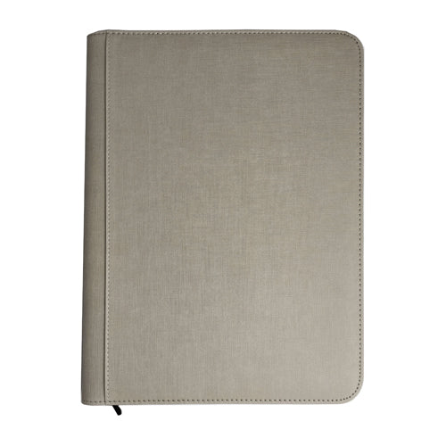 9 Pocket Zip Binder - Grey