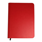 9 Pocket Zip Binder - Red