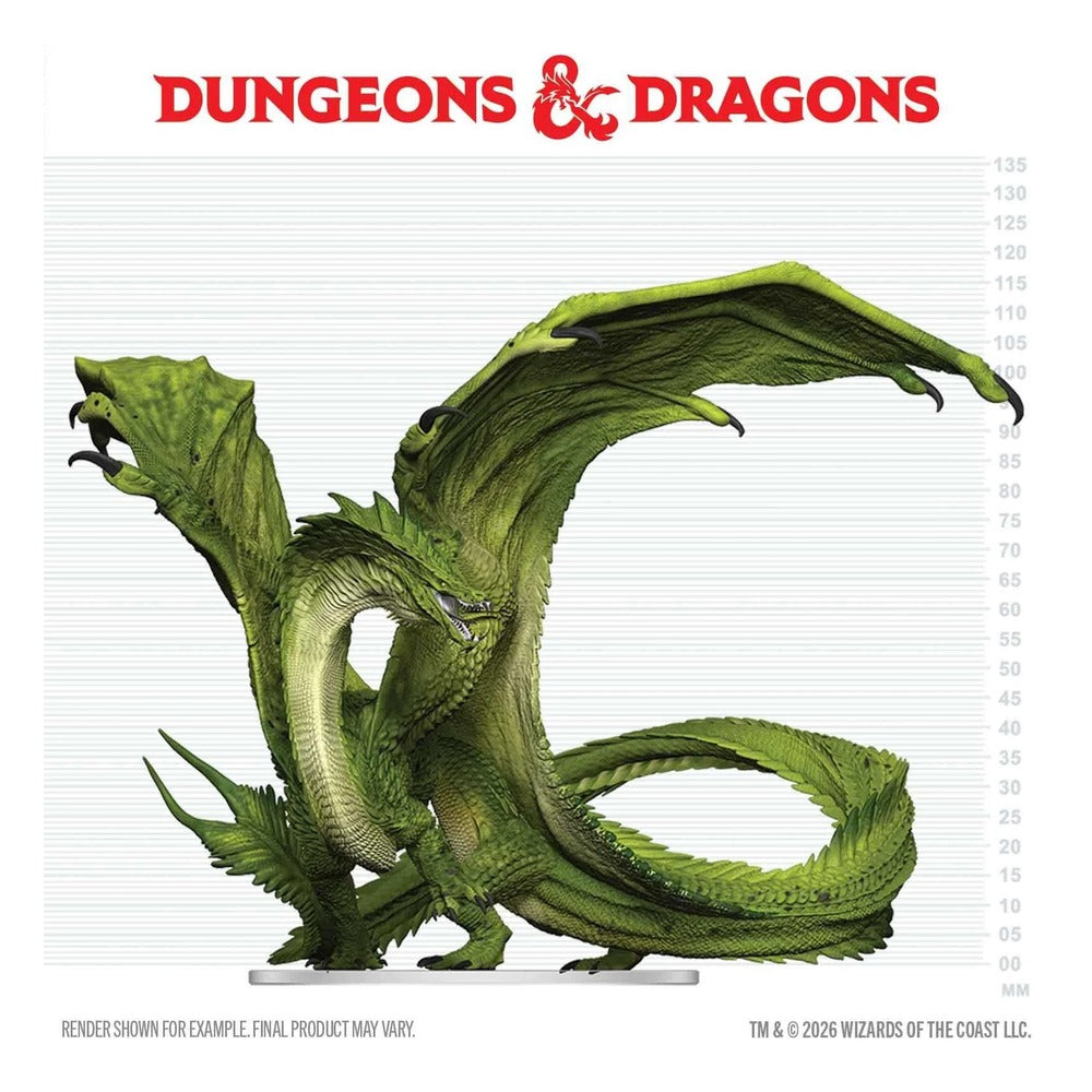 D&D Icons of the Realms: Adult Green Dragon Deceiver Boxed Miniature - Wiz Kids LLC | Zatu Games