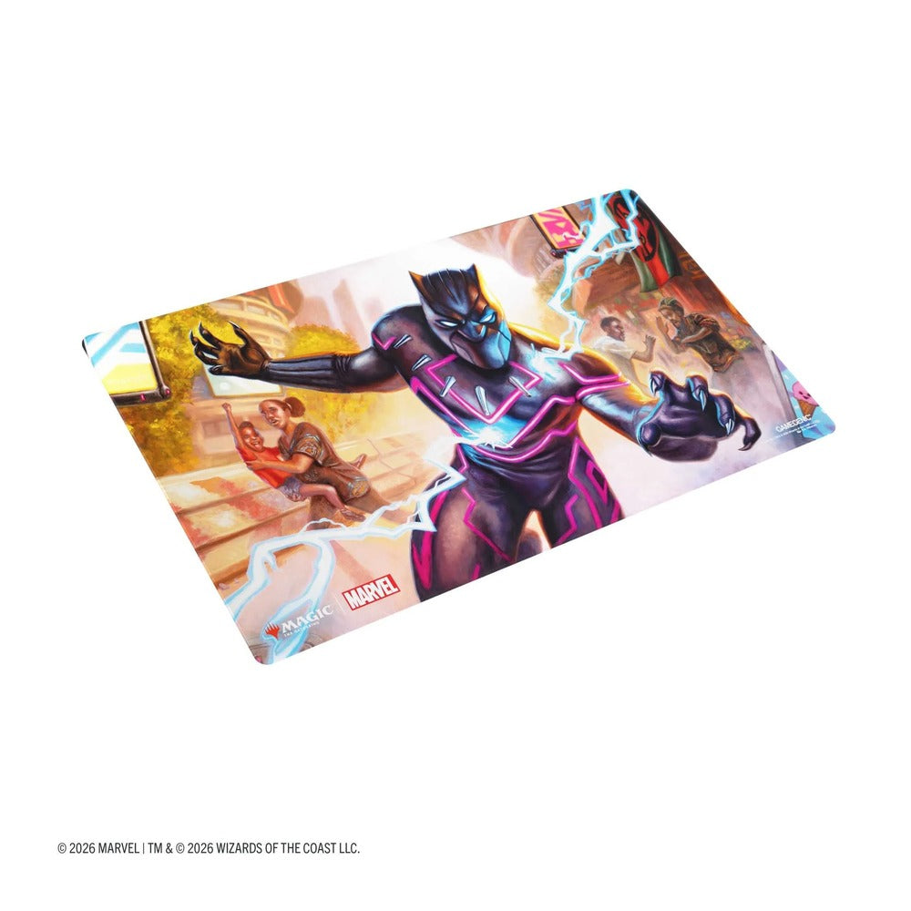 Gamegenic Magic: The Gathering Marvel Super Heroes Shiny Playmat - Striking Black Panther | Zatu Games