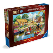 A Busy Day on the Canal Puzzle - 1000 Pieces