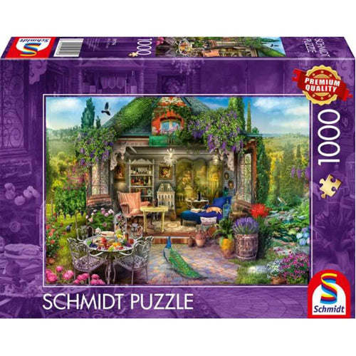 A Dream Garden Shed Among the Vineyards Puzzle - 1000 Pieces