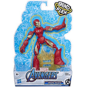 *A Grade* Avengers Bend And Flex Flex Rider Iron Man