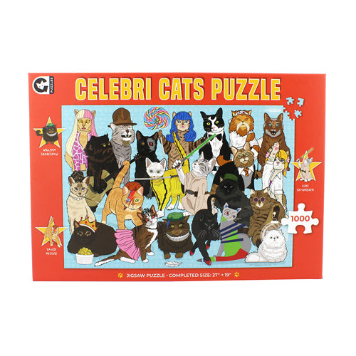 *A Grade* Celebri Cats Jigsaw Puzzle