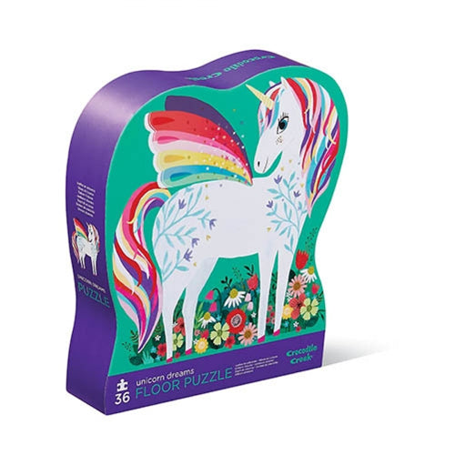 *A Grade* Crocodile Creek 36-piece Shaped Puzzle: Unicorn Dreams