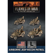 *A Grade* Flames of War: Airborne Jeep Recon Patrol (Plastic)