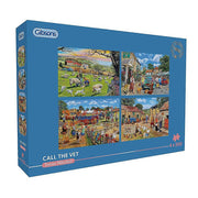 *A Grade* Gibsons - Call the Vet - 4 x 500 Piece Jigsaw Puzzle