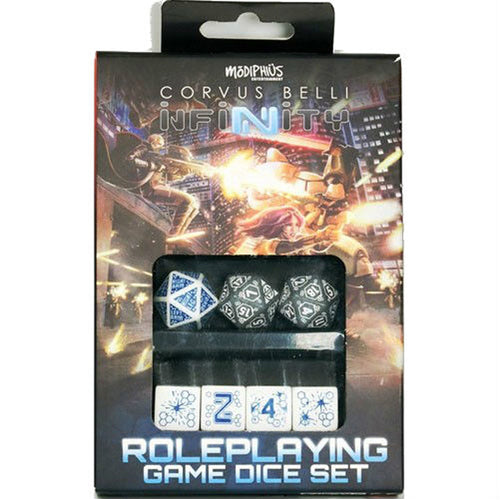 *A Grade* Infinity RPG Dice Set Mercenary (Set of 7)