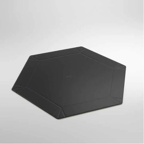 *A Grade* Magnetic Dice Tray Hexagonal: Black/Green