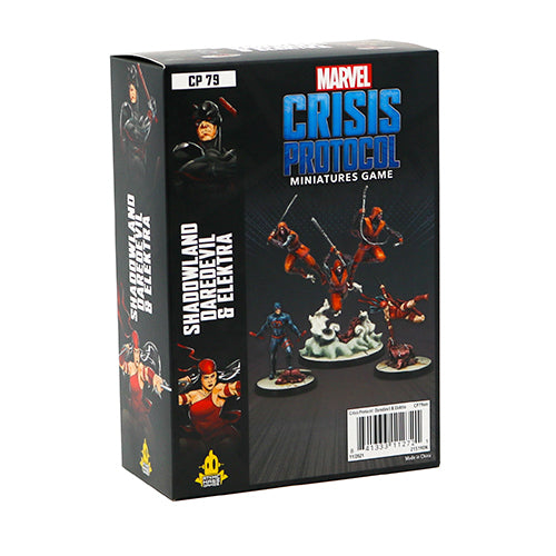 *A Grade* Marvel Crisis Protocol: Shadowland Daredevil and Elektra