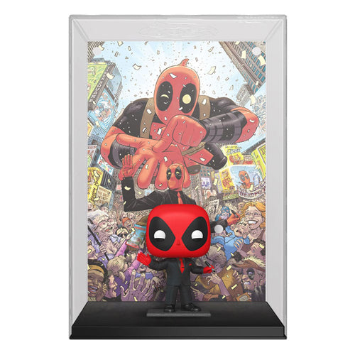 *A Grade* Marvel POP! Comic Cover Vinyl Figure Deadpool (2025) #1 Deadpool in Black Suit 9 cm