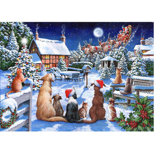 *A Grade* No 19 Santa Paws 1000 Piece Puzzle