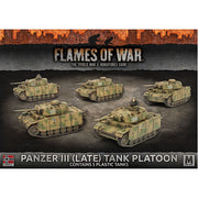*A Grade* Panzer III Tank Platoon (x4 Plastic)