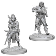 *A Grade* Pathfinder Deep Cuts Unpainted Miniatures (W4) - Elf Female Bard