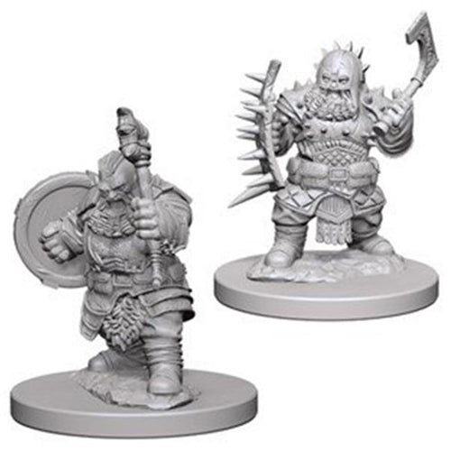 *A Grade* Pathfinder Deep Cuts Unpainted Miniatures (Wave 4): Dwarf Male Barbarian