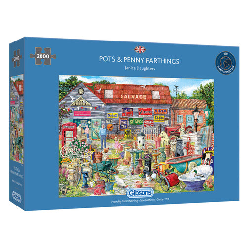 *A Grade* Pots and Penny Farthings (2000 Pieces)