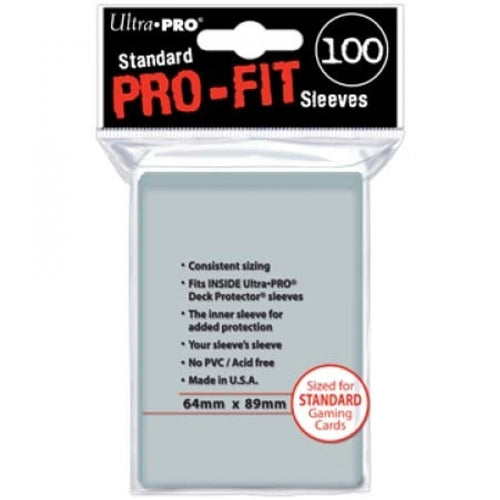*A Grade* Pro-Fit Standard size, Card Sleeve 100 ct (Unit)