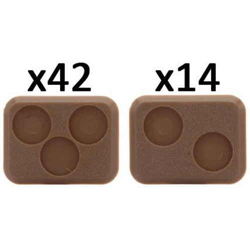 *A Grade* Small Bases - 2 and 3 holes