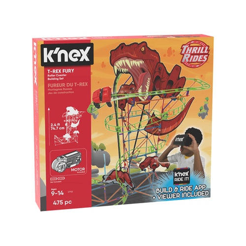 *A Grade* T Rex Fury Roller Coaster Building Set