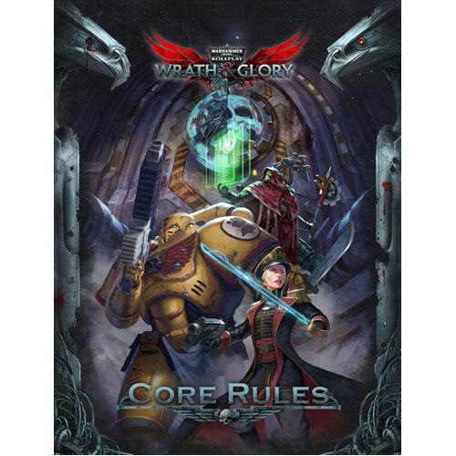*A Grade* Warhammer 40K Roleplay: Wrath & Glory - Core Rulebook Limited Edition Red Hardcover