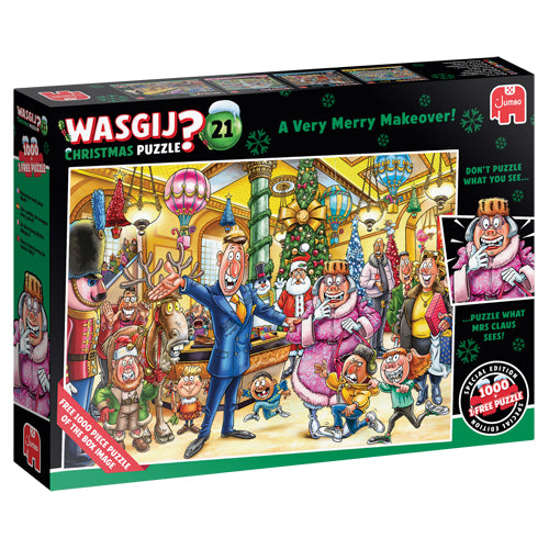 *A Grade* Wasgij Christmas 21 A Very Merry Makeover! Puzzle (1000 Pieces)