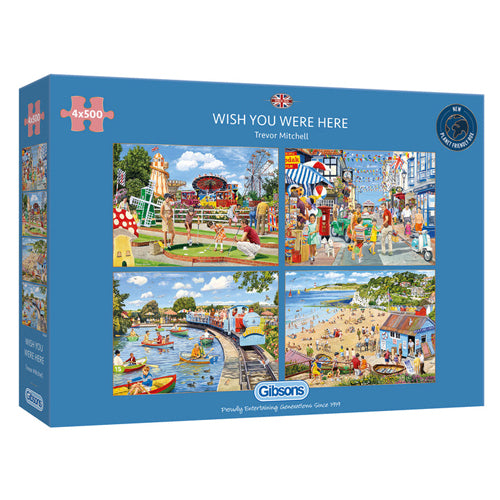 *A Grade* Wish You Were Here (500 Pieces)