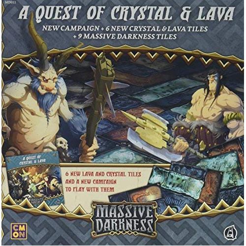 A Quest of Crystal and Lava Tile Set: Massive Darkness