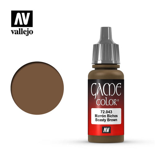 AV Vallejo Game Color 17ml - Beasty Brown