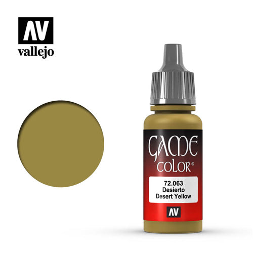 AV Vallejo Game Color 17ml - Desert Yellow