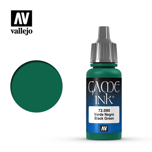 AV Vallejo Game Color - Game Ink - Inky Black Green