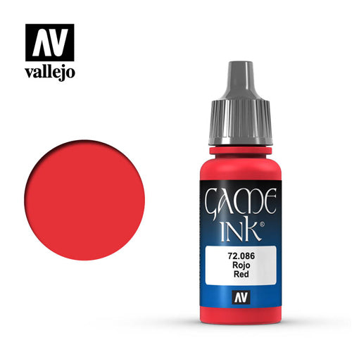 AV Vallejo Game Color - Game Ink - Inky Red 17ml