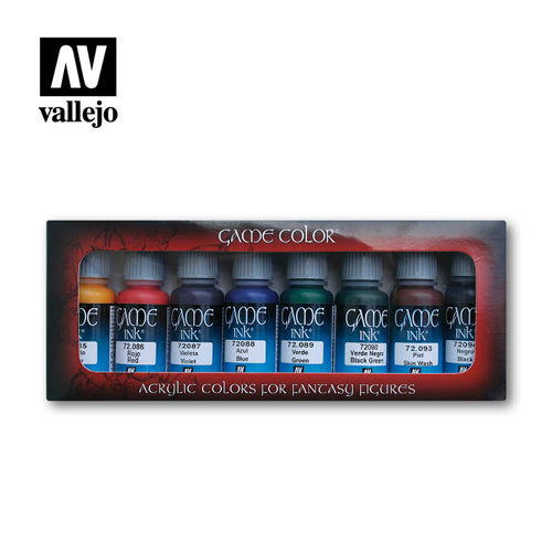 AV Vallejo Game Color Set - Games Ink (x8)