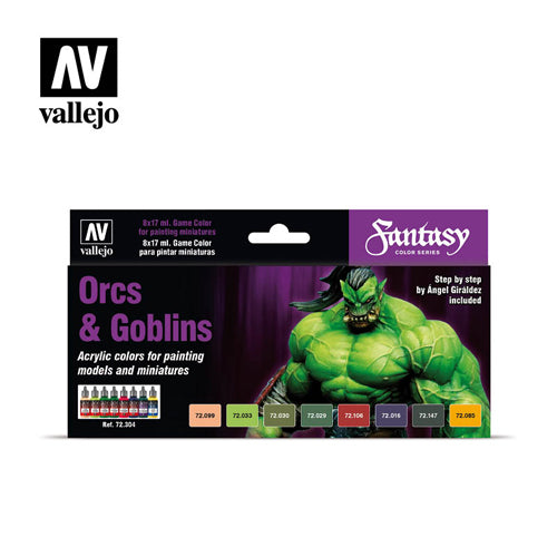 AV Vallejo Game Color - Set - Orcs & Goblins 17ml