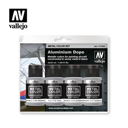 AV Vallejo Metal Color Set - Aluminium