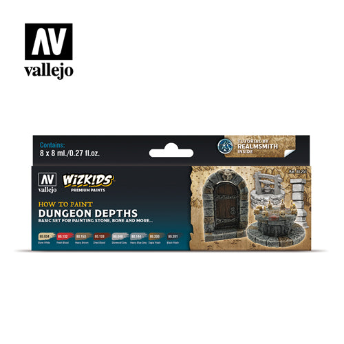 AV Vallejo Wizkids Set - Dungeon Depths