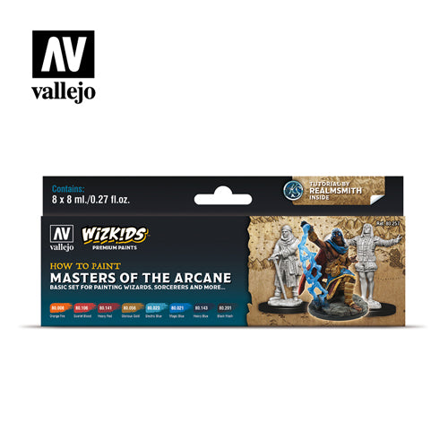 AV Vallejo Wizkids Set - Masters of the Arcane