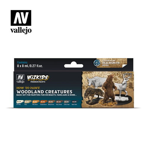 AV Vallejo Wizkids Set - Woodland creatures