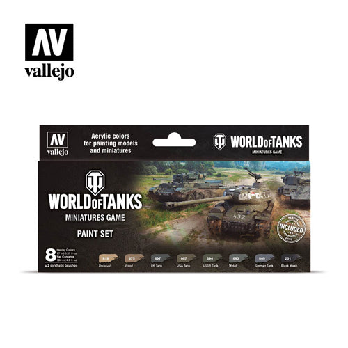 AV Vallejo World of Tanks - Miniatures Game Paint Set
