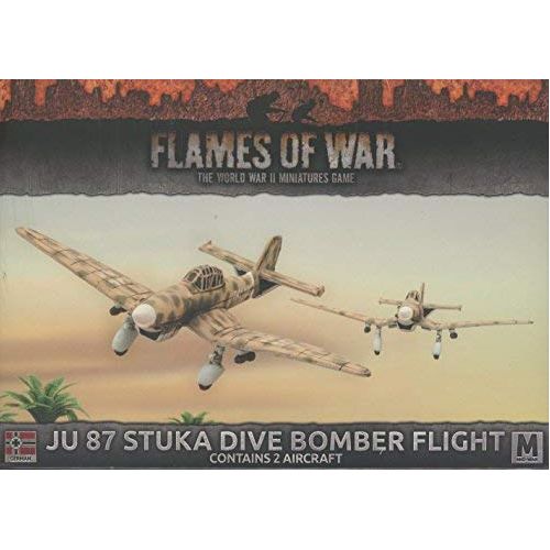 Afrika Korps Ju 87D Stuka Dive Bomber Flight (x2)