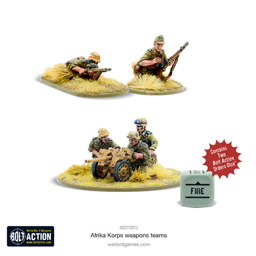 Afrika Korps weapons teams